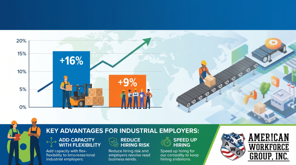 Manufacturing employees working as temporary staffing demand increases in Southwest Washington